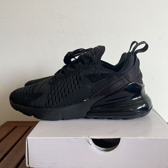 Nike Air Max 270 Black USA Women Size 6.5/UK 4/EU 37.5(AH6789-006) - Picture 8 of 13